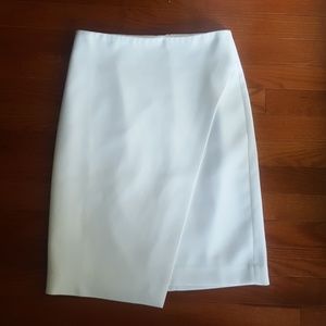 White House Black Market White Skirt 0